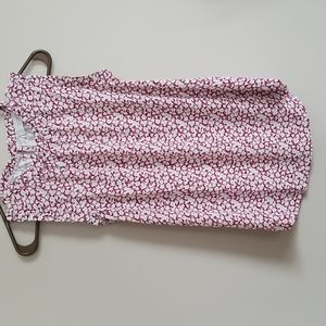 Loft floral sleeveless blouse sz xxsp